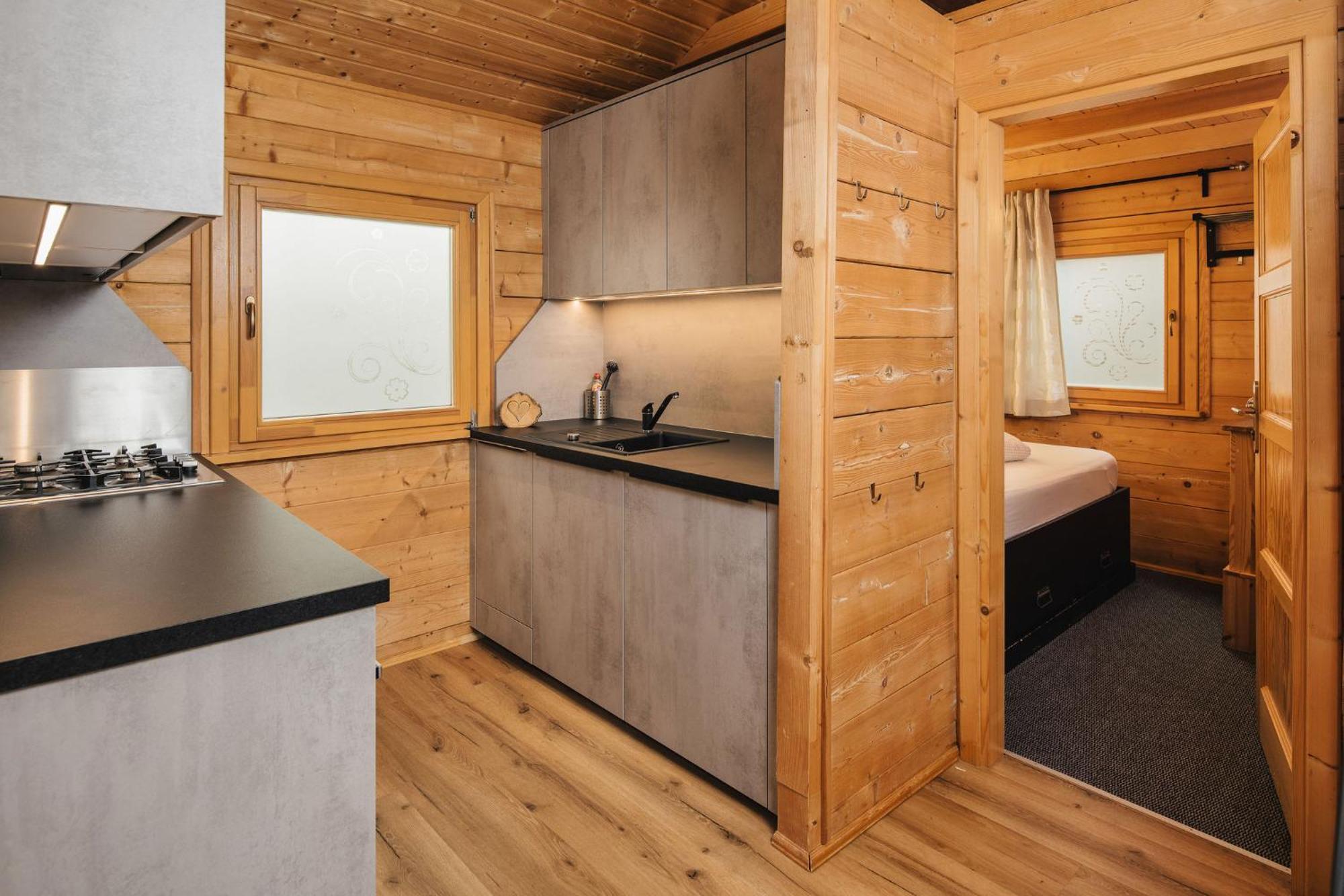 Camping Dreiländereck Blockhütten&Apartments Ried im Oberinntal Exterior foto